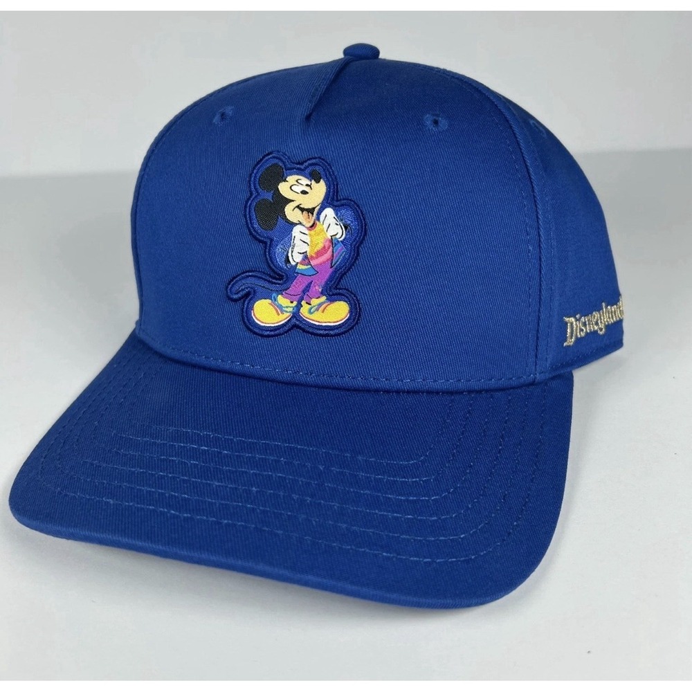 Disneyland 70th Anniversary Mickey Mouse Baseball Cap Resort Exclusive Blue Hat